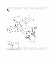 PARAFANGO ANTERIORE per Kawasaki NINJA ZX-6R ABS 2013
