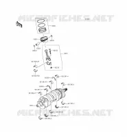 ALBERO MOTORE   PISTONE per Kawasaki NINJA ZX-6R ABS 2013