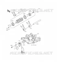 CAMBIO TAMBURO   FORCHE SHIFT per Kawasaki NINJA ZX-6R ABS 2013