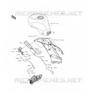 FUEL EVAPORAZIONE SISTEMA(CA) per Kawasaki NINJA ZX-6R ABS 2013