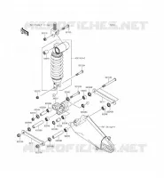 SOSPENSIONI   AMMORTIZZATORE per Kawasaki NINJA ZX-6R ABS 2013