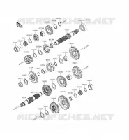 TRASMISSIONE per Kawasaki NINJA ZX-6R ABS 2013
