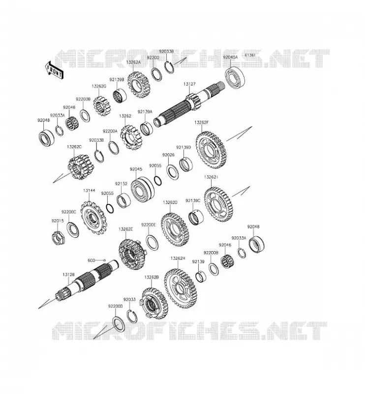 TRASMISSIONE Kawasaki MOTOS 636 2013 NINJA ZX-6R ABS  ZX636FDF