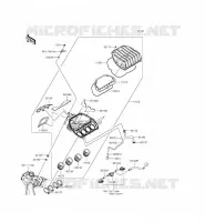 FILTRO DELL'ARIA per Kawasaki NINJA ZX-6R ABS 2014