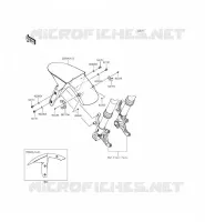 PARAFANGO ANTERIORE per Kawasaki NINJA ZX-6R ABS 2014