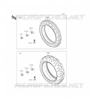 PNEUMATICI per Kawasaki NINJA ZX-6R ABS 2014