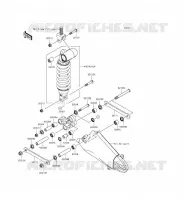 SOSPENSIONI   AMMORTIZZATORE per Kawasaki NINJA ZX-6R ABS 2014