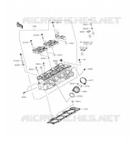 TESTATA per Kawasaki NINJA ZX-6R ABS 2014