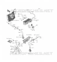 TUBO DELL'ACQUA per Kawasaki NINJA ZX-6R ABS 2014