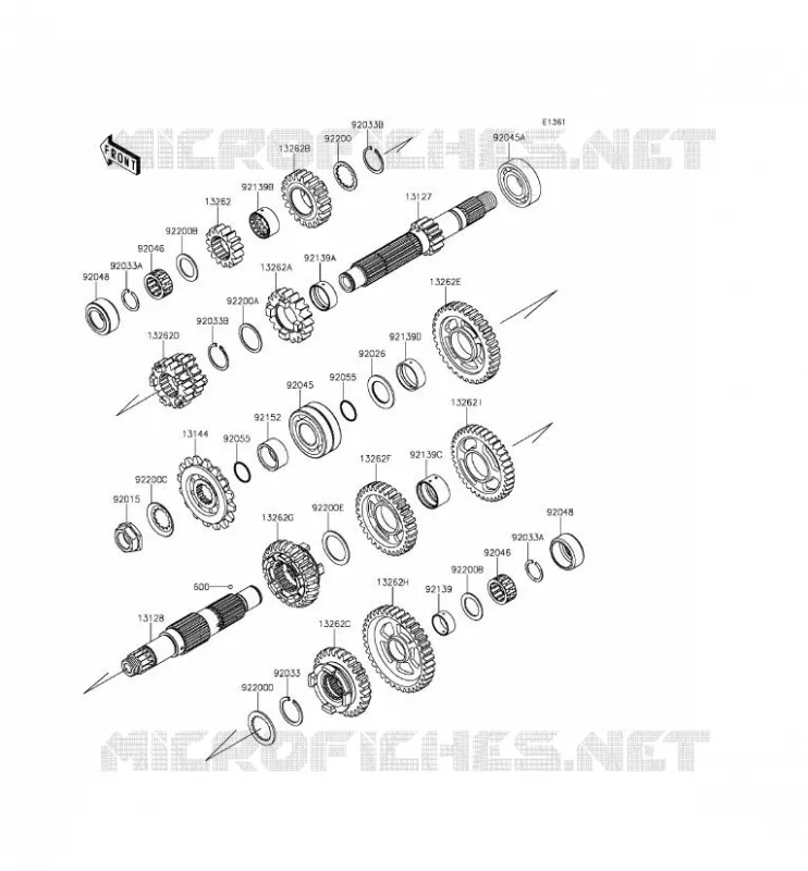TRASMISSIONE Kawasaki MOTOS 636 2014 NINJA ZX-6R ABS  ZX636FEF