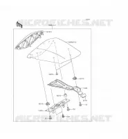 ACCESSORIO (COUVRE SELLE) per Kawasaki NINJA ZX-6R ABS 2014