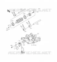CAMBIO TAMBURO   FORCHE SHIFT per Kawasaki NINJA ZX-6R ABS 2014
