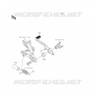 PEDALE DEL FRENO per Kawasaki NINJA ZX-6R ABS 2014