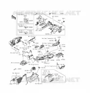 TELAIO MATERIALE ELETTRICO per Kawasaki NINJA ZX-6R ABS 2014
