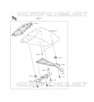 ACCESSORIO (COUVRE SELLE) per Kawasaki NINJA ZX-6R ABS 2014