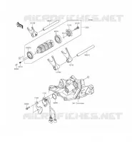 CAMBIO TAMBURO   FORCHE SHIFT per Kawasaki NINJA ZX-6R ABS 2014