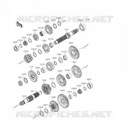 TRASMISSIONE per Kawasaki NINJA ZX-6R ABS 2014