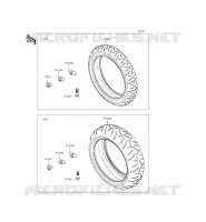 PNEUMATICI per Kawasaki NINJA ZX-6R ABS 2014