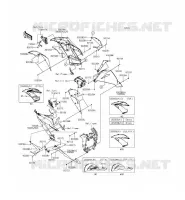 LOWER CUFFIA per Kawasaki NINJA ZX-6R ABS 2015