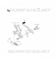 PEDALE DEL FRENO per Kawasaki NINJA ZX-6R ABS 2015