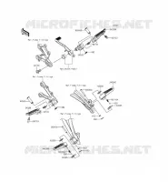 POGGIAPIEDI per Kawasaki NINJA ZX-6R ABS 2015