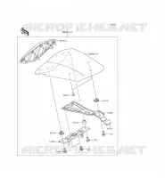 ACCESSORIO (COUVRE SELLE) per Kawasaki NINJA ZX-6R ABS 2015