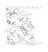CUFFIA per Kawasaki NINJA ZX-6R ABS 2015