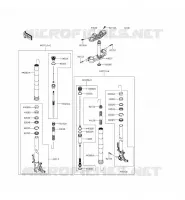 FORCELLA per Kawasaki NINJA ZX-6R ABS 2015
