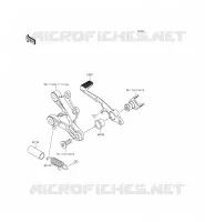 PEDALE DEL FRENO per Kawasaki NINJA ZX-6R ABS 2015