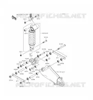 SOSPENSIONI   AMMORTIZZATORE per Kawasaki NINJA ZX-6R ABS 2015