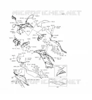 CUFFIA per Kawasaki NINJA ZX-6R ABS 2015