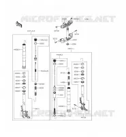 FORCELLA per Kawasaki NINJA ZX-6R ABS 2015