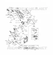 LOWER CUFFIA per Kawasaki NINJA ZX-6R ABS 2015