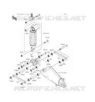 SOSPENSIONI   AMMORTIZZATORE per Kawasaki NINJA ZX-6R ABS 2015