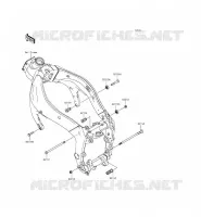 SUPPORTO DEL MOTORE per Kawasaki NINJA ZX-6R ABS 2015