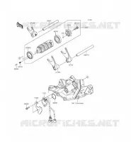 CAMBIO TAMBURO   FORCHE SHIFT per Kawasaki NINJA ZX-6R ABS 2015