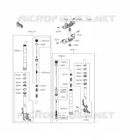 FORCELLA per Kawasaki NINJA ZX-6R ABS 2015