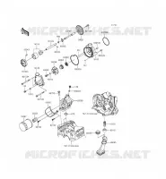 POMPA OLIO   FILTRO OLIO per Kawasaki NINJA ZX-6R ABS 2015