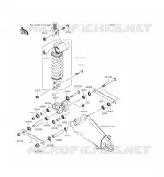SOSPENSIONI   AMMORTIZZATORE per Kawasaki NINJA ZX-6R ABS 2015