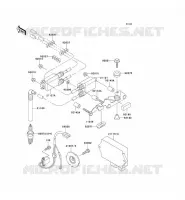 ACCENSIONE per Kawasaki NINJA ZX-7R 2000