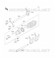 CAMBIO TAMBURO   FORCHE SHIFT per Kawasaki NINJA ZX-7R 2000