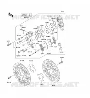 FRENO ANTERIORE per Kawasaki NINJA ZX-9R 2002