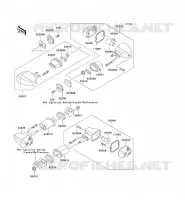 INDICATORI per Kawasaki NINJA ZX-9R 2002