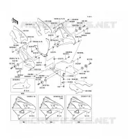 LOWER CUFFIA per Kawasaki NINJA ZX-9R 2002