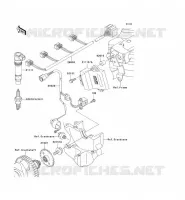 ACCENSIONE per Kawasaki NINJA ZX-9R 2002
