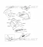 ADESIVO(VERT/BLACK) per Kawasaki NINJA ZX-9R 2002