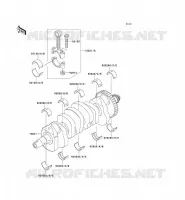 ALBERO MOTORE per Kawasaki NINJA ZX-9R 2002