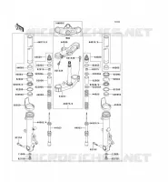 FORCELLA per Kawasaki NINJA ZX-9R 2002