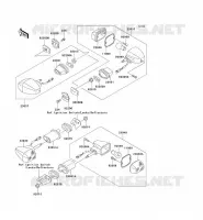 INDICATORI per Kawasaki NINJA ZX-9R 2002