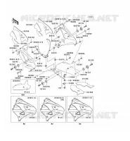 LOWER CUFFIA per Kawasaki NINJA ZX-9R 2002
